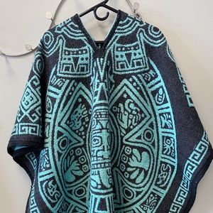 Printed Poncho